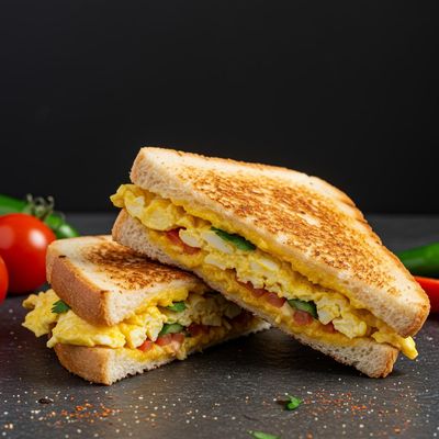 Scrambled Egg Grilled Sandwich